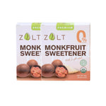 Zalt Luang Han Guo sugar in a dry grocery package with certificate, showcasing the product and branding.