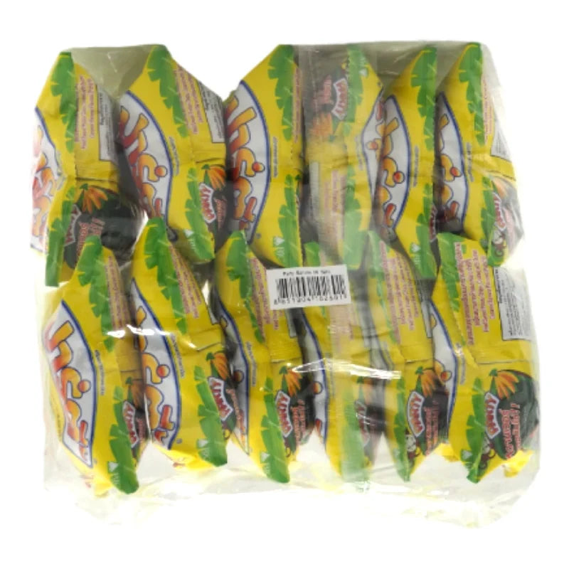Party Fried Yam Chips coated with butter caramel banana flavor, a sweet and savory snack from PARTY in dry grocery and confectionery.