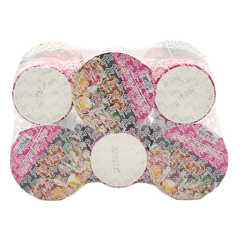 MAMA Mama Cup Instant Noodles Yentafo Tom Yum flavor, 60g x6 packs, dry grocery product with vibrant noodle packaging