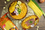 Rabbit Brand Khao SOI Noodles, 500g pack of dry Thai rice noodles for cooking, shown in the image.