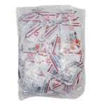Yamamori Sashimi Shoyu soy sauce bottles, 5ml each, in a pack of 100, for Japanese cuisine and sashimi dipping.