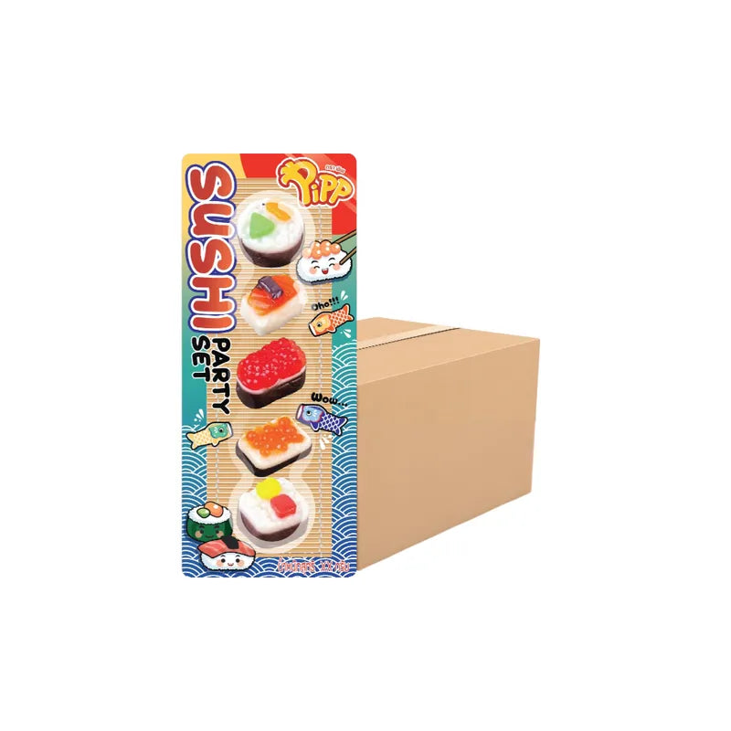 Pipp Sushi Gummy snack in colorful packaging, chewy confectionery from PIPP brand, perfect for dry grocery and snack lovers.
