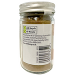 Ground cinnamon spice in Sainsbury's grocery packaging, showing the Sainsbury's brand label on a sealed container.