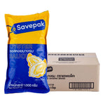 Savepak oyster sauce 1kg bottle, dry grocery product, with label visible, ideal for cooking and Asian cuisine.