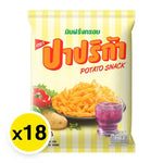 Crispy paprika-flavored potato snack in a 56g pack, stacked in a box, by PAPRIKA, perfect for dry grocery snack lovers.