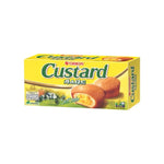 Orion Custard snack in packaging, dry grocery confectionery, sweet treat from Orion brand, ready for snacking.