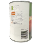 Sainsbury's peach halves in syrup in a bowl, showcasing the canned fruit with syrup and peach slices.