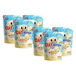Nezline Oat Rings Snacks in 3 Milk flavor, 60g package, showing crunchy oat ring confections with milk flavor coating.