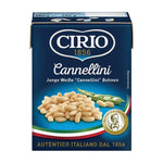 Dry Cirio Beans in a box, showcasing the packaged Cirio brand dry grocery product with beans inside.