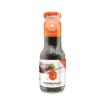 J-LEK Jae Lek Black Pepper Sauce in 350g glass bottle, dry grocery product with black pepper sauce visible in clear container