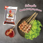 J-LEK Meatball Dipping Sauce bag, dry grocery product, showing the packaging with brand logo and product details.