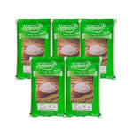 Gingtong White Rice Kingthong 1kg dry grocery product in a clear package, showcasing fresh, long-grain rice for cooking.