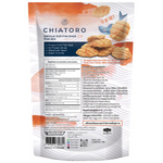 Chiatoro crispy fish cracker with BBQ flavor, showing golden, crunchy snack pieces in a close-up image.
