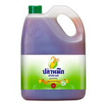 Squid Brand Fish Sauce 4.5L bottle for cooking, featuring a clear label and golden liquid inside a plastic bottle.