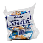 KOHKAE roasted peanuts in 80g packs, dry grocery snack, featuring crunchy, golden roasted peanut kernels in a clear bag.