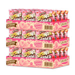 Grinny Sponge Bomb Snack Extreme Strawberry flavor, 15g x 3 packs, dry grocery candy and confectionery with colorful sponge-shaped treats