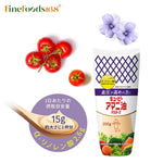 Kewpie Flaxseed Oil Mayonnaise 200g jar, creamy condiment from KEWPIE, displayed on a kitchen countertop.