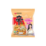 Nongshim Toomba Shin Ramyun stir fry dry grocery package with colorful noodle dish image showing noodles and vegetables