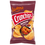 Lorenz Crunchip Barbecue confectionery snack featuring crispy, seasoned snack bites in a colorful package.