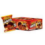 Grinny Waffle Crisp Extreme Chocolate snack, 18g, showing crispy waffle pieces coated in chocolate for a sweet treat.
