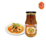 J-LEK Curry Powder Stir-fry Sauce in 520g package, dry grocery product, with vibrant curry spice blend visible in the image.