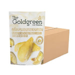 Golden Goldgreen Crispy Monthong Durian freeze-dried snack in 78g package, showcasing crispy durian slices on a white background.