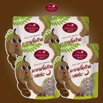 Sriwanna Gold Spicy Sweet Tamarind, 45g x 4 packs, dry grocery product with vibrant tamarind pieces in a clear package