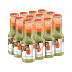 J-LEK Jae Lek seafood sauce in 345g glass bottle, dry grocery product with clear label and dark sauce inside