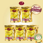 Sriwanna Freeze Dried Crispy Durian Monthong 40g, dry grocery snack with crispy durian fruit pieces in a clear package.
