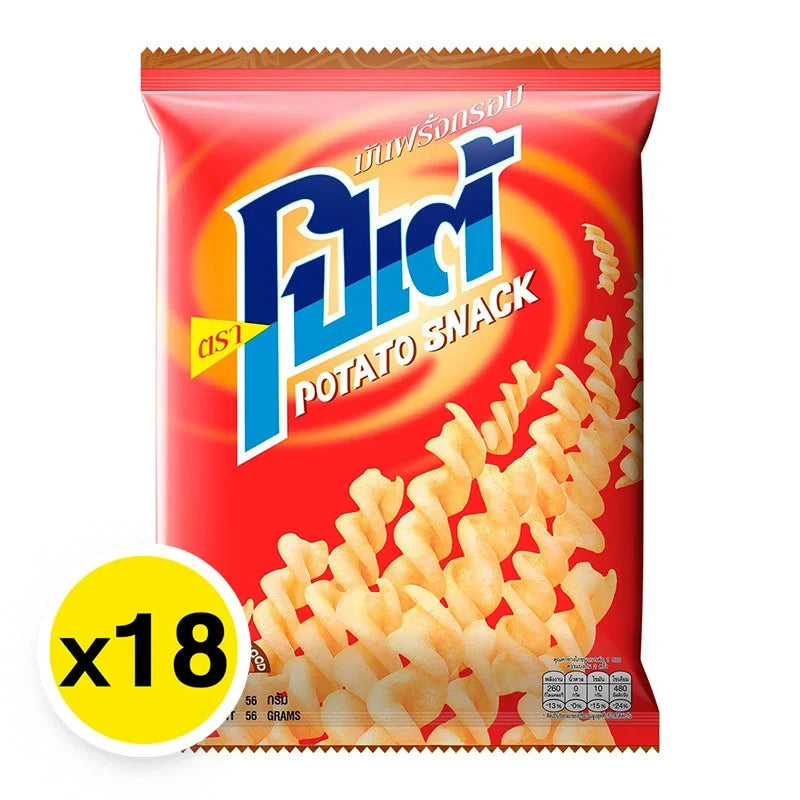 Potae Pote Potato Snacks by POTAE, crispy potato snack in a colorful packaging, ideal for dry grocery snack cravings.