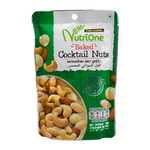 Tong Garden Nutrione Cocktail Baked confectionery snacks in a colorful package, showcasing the snack pieces inside.
