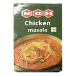 MDH Curry Masala 100g jar, dry grocery spice blend with colorful spices and herbs, used for flavorful Indian curries.