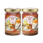 Tastethai Chua HAH Seng Shrimp Paste with Soybean Oil, 200g, shown in a clear plastic container for dry grocery use