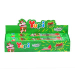 Yupi Gummy Sour Bonz Watermelon candies in 10g packs, colorful gummy snacks from YUPI brand, close-up of watermelon-shaped gummies