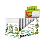 Handyherb Fiber Flow Gummy with green apple flavor, 24g pack, shown in a clear image, part of snacks and confectionery category.
