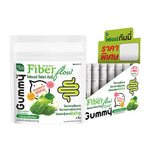 Handyherb Fiber Flow Gummy in green apple flavor, 24g pack, showing colorful gummy candies for dry grocery snack.
