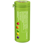 Colorful Skittles Sour confectionery candies in bright packaging, showcasing a variety of vibrant sour-flavored fruit candies.