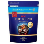Ucc The Blend No.67 instant coffee drink in a cup, showing rich dark coffee with a frothy top and brand logo.