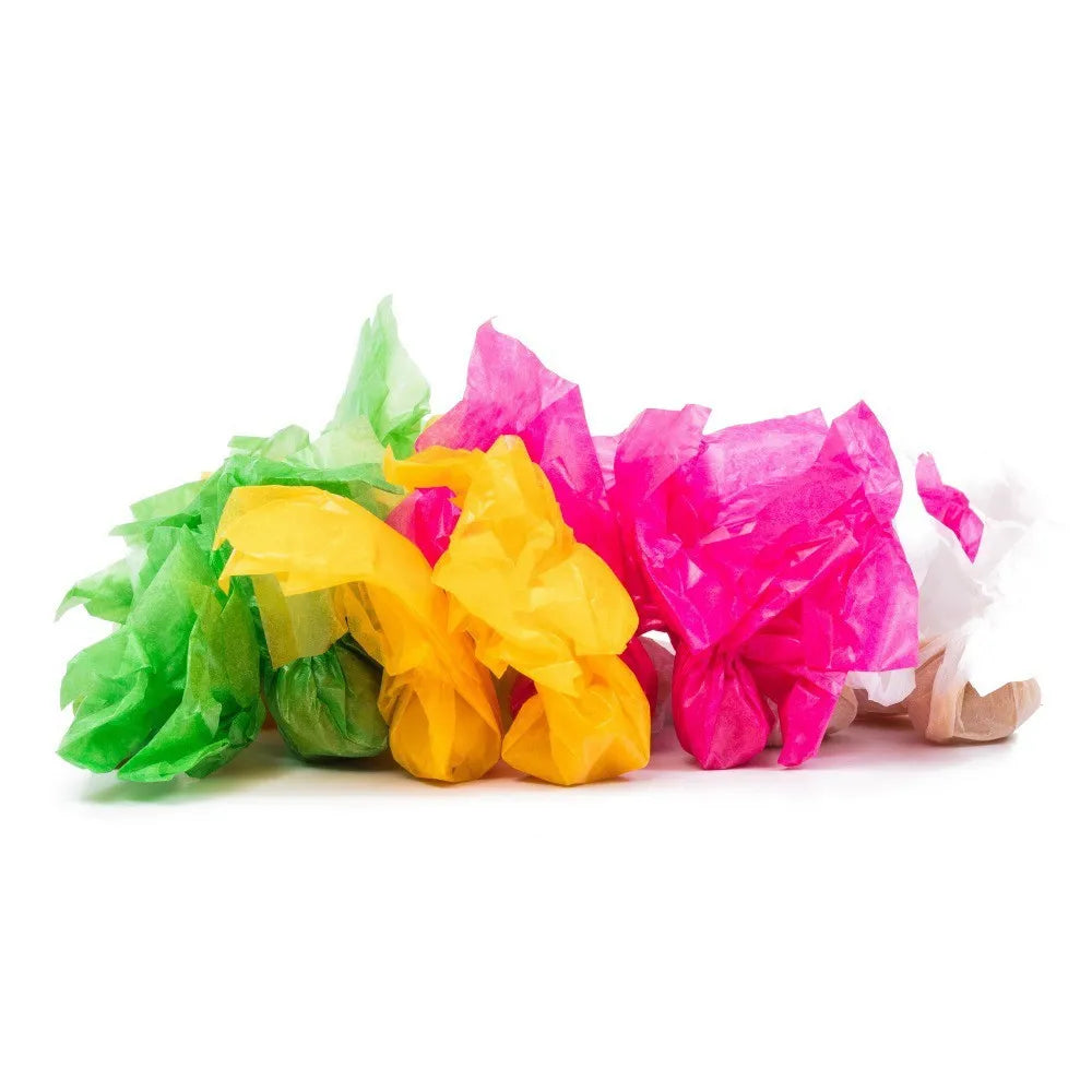 Sriwanna Assorted Fruits Toffee in 250g package, colorful fruit-shaped confectionery snack from SRIWANNA.