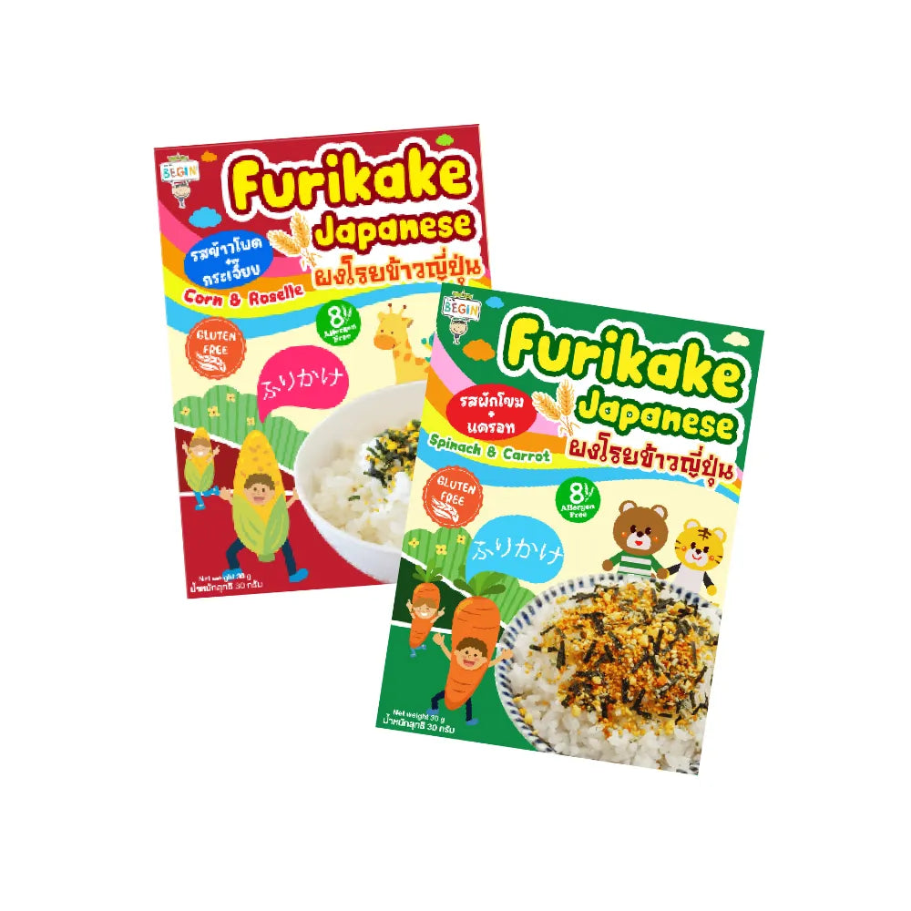 Begin Baby Japanese-style rice powder in a 30g dry grocery package, suitable for baking and cooking.