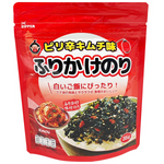 Daepoong seasoned dried laver kimchi snack, crispy seaweed with spicy kimchi flavor, in a colorful packaging.