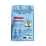 McGarrett Muesli mixed with dried fruit in a 1.5kg package, a healthy dry grocery breakfast option.