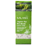 Salana Organic Thai Rice Blend in a clear bag, showcasing the colorful grains of jasmine rice and blended rice varieties.