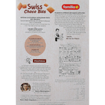 Familia Swiss Choco Bits in a bowl, showcasing small chocolate pieces ideal for baking and snacking.