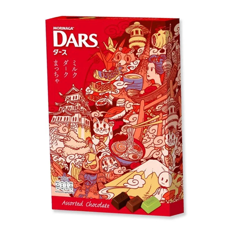 Assorted Morinaga chocolate candies in 126g package, featuring a variety of chocolate types and colorful wrappers.