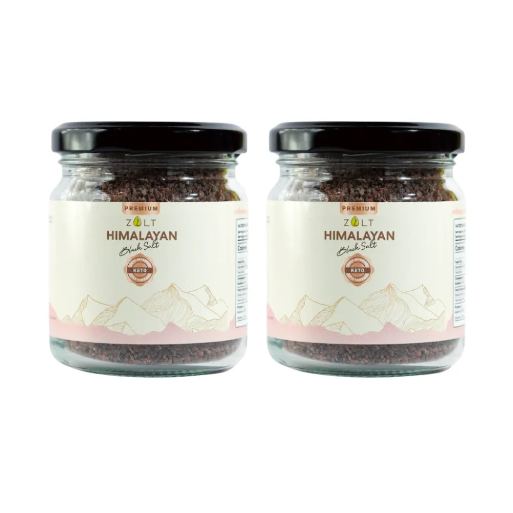Zalt Himalayan Pink Salt in a clear container, showcasing pink crystalline salt, part of Zalt's dry grocery product line.