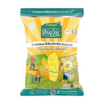 Pin Nguen Jasmine Rice with added vitamins, 4kg dry grocery bag, showcasing the rice grains in a clear bag.
