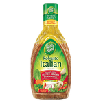 Wish Bone Zesty Robusto Italian Dressing bottle, grocery product with a label showcasing Italian herbs and zesty flavor.