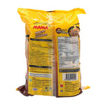 Pack of Mama Instant Noodles Minced Pork Flavor 60g x10, dry grocery product with colorful packaging and noodles inside.