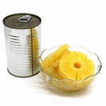 Brook pineapple slices in a 567g dry grocery package, featuring fresh, juicy pineapple pieces in a clear bag.
